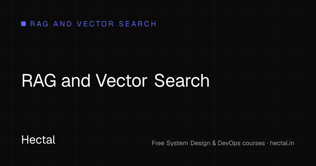 RAG and Vector Search · Hectal